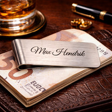 Geldklammer inkl. Lasergravur