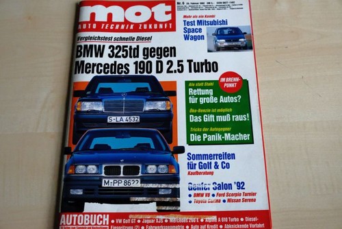 Mot 1992 mercedes 190 - 1),
