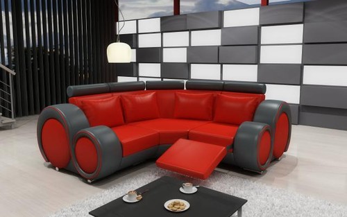 Ledersofa wohnlandschaft couch - wohnlandschaft,