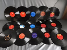 15 deutsche Schellackplatten 30ger - 50ger Jahre, div. Titel, Musikstile/Label