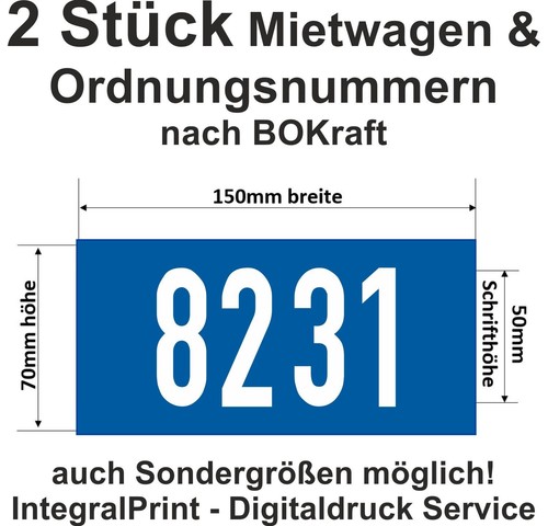 Mietwagennummer ordnungsnummer - mietwagennummer,