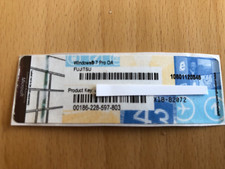 Windows 7 Pro OA Key /Lizenz /Code, von Fujitsu Computer
