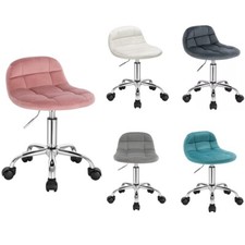 Bürohocker rollhocker samt - bürohocker,