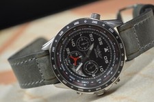 UHRENARMBAND 26 24 22 MM GRIZO I GRAU ECHT VINTAGE LEDER MA STRAP F. PANERAI ETC