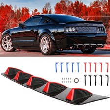 Auto Heck Diffusor Fin Lippe Stoßstange Hinten Heckspoiler für Ford Mustang GT