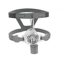 Atemnasenmaske mit Universal Vollband Silikon Schlaf