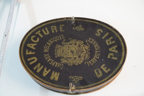 Vintage runde pappschachtel - vintage,