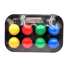 Simba Boccia Set 8 Teile verschiedene Farben (gelb, rot, grün, blau)