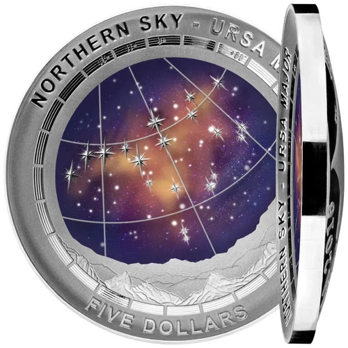 Silbermünze ursa mayor - silbermünze,