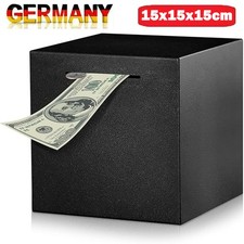 Matte Metal Spardose Eurospardose Geldspardose Sparschwein Nicht zum öffnen 15CM