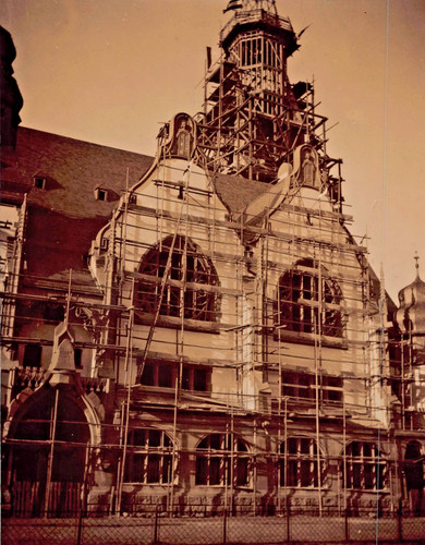 Antikes foto kirche turm holz - foto,