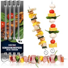 16x Schaschlikspieße aus