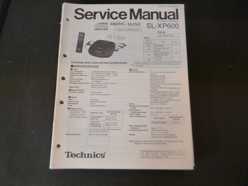 Original service manual - service,