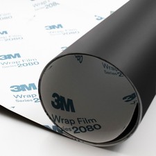 3M Wrap Film Series 2080 Car Wrapping Blackout Folie Autofolie M12 Schwarz Matt