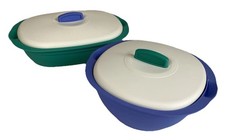 Tupperware Aufbewahrungsbehälter 1,7 & 1,8 L Blau Bella Tavola Konvolut Rar Top