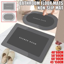 Super Saugfähige Badematte Weicher Teppich Rutschfest Badteppich Einfach Säubern
