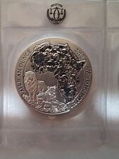 RUANDA: 50 Francs 2010, African Ounce - Löwen, original verschweißt.
