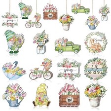 Holz Frühlingsdeko 24PCS