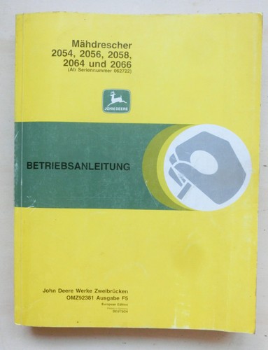 John deere mähdrescher 2054 - deere,