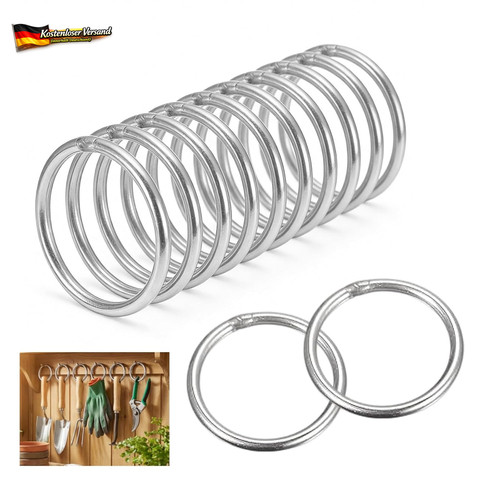 Edelstahl ringe 30mm - 30mm, für