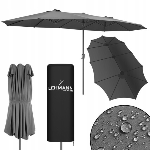 Parasol ogrodowy podwójny xxl - parasol,