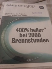 Leitz Episkop LE 19S Broschüre