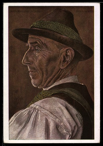 Künstler willrich tiroler - künstler-ak, willrich: