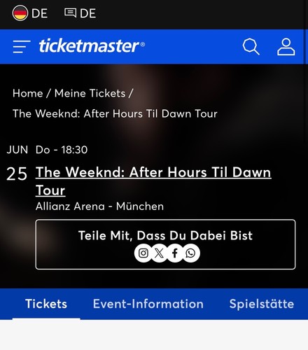 The weeknd münchen sitzplatz - the,