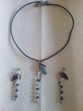 3 tlg. Mode Schmuck Set Kette