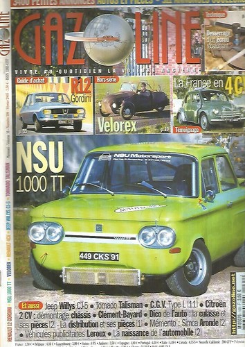 Gazoline 109 nsu 1000 - nsu, /
