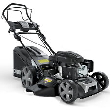 ONBEST Rasenmäher Benzin  51cm Schnittbreite 6,5 PS Doppelmesser XCut ID 6989
