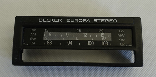 Becker europa stereo - becker,