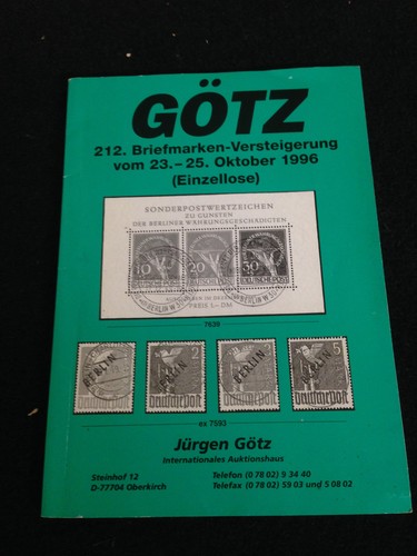 Briefmarken-Versteigerungs-Kat