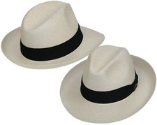 Panama Bogart Original Ecuador! Hut Hüte neu schwarzes Stoffband