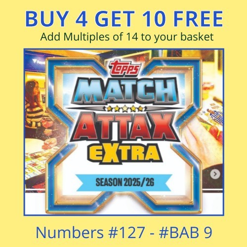 Match attax extra 2026 topps - match,