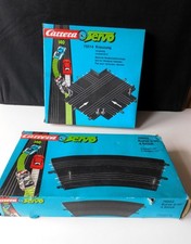 Carrera Servo 140 Autorennbahn, Kreuzung Kurven Schienen, Zubehör, Konvolut, OVP