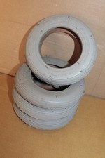 Rollstuhlreifen / Rillenprofil 6 x 1 1/4  -  grau  -  C-179-3