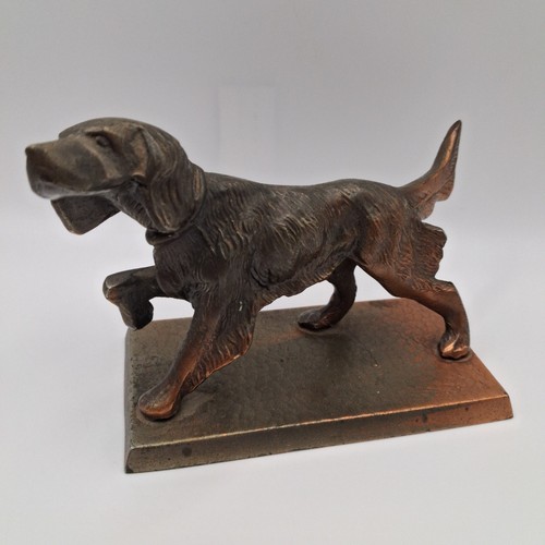 Signierte bronze vorstehhund - signierte,