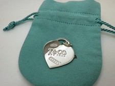 Tiffany Co Sterlingsilber 1837 T&Co XL Herz Anhänger Charm