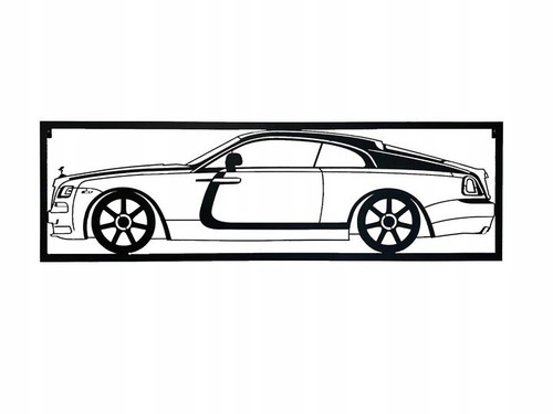 Rolls royce wraith wanddeko - rolls-royce,