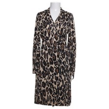 Diane von Furstenberg, Wickelkleid, Größe: 40, Beige/Schwarz/Braun, Seide -1Pz