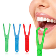 3 Stück Zahnseide Halter,Zahnseidenhalter,Zahnseide-Pick,Zahnseide-Zahnseide-Kla