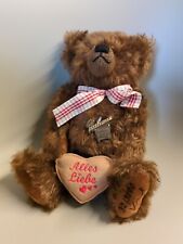 Goldiger Teddy: 32 cm, Sammler-Edition von Althans, OVP, limit. Auflage 32/3000 