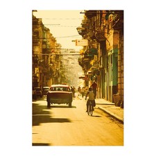 Wandbild CUBA STREETS - bunt -