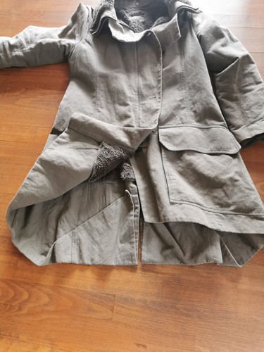 Grau grüner parka von - grau/grüner,