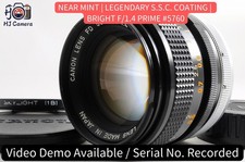 [NEAR MINT] Canon FD 50mm f1.4