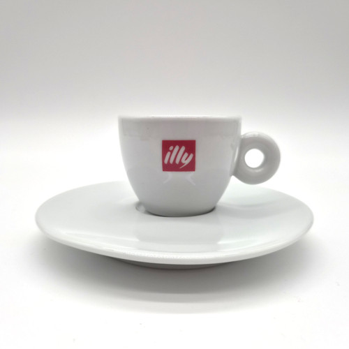 Illy espresso tasse mit - tasse,