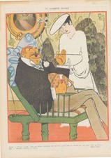 Original alter antiker Druck