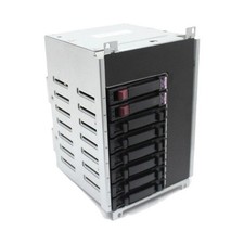 HP ML350 G6 SFF 499263-001 2,5 Zoll HDD Caddy Cage inkl. 8 Hot-Swap Rails
