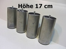 Couchfüße Sofafüße Möbelbeine Möbelfüße Tischbeine Metall H: 17 cm
